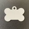 Collier avec étiquette de chien par Sublimation, en aluminium, nom de chat, numéro d'identification, pendentif personnalisé en métal pour hommes et femmes