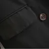 Koreansk stil lapel dubbelbröst enkel professionell kvinnlig jacka långärmad mode solid färg söt kvinna kappa 210507