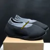 2022 Liberação Top Quality Running Shoes Knit Runner Sulfur Stone Carbono Negros Cinzentos Homens Mulheres Moda Sneaker Esporte com Caixa