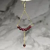 garnet earrings