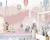 Wallpapers Custom Air Balloon Bedroom Background Warm Children's Room Kindergarten Self Adhesive Wallpaper Wall Mural Home Decor