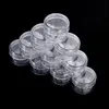 Şişeler Ambalaj Ofis Okul Işletme Endüstriyel Temizle Plastik Kozmetik Örnek Konteyner 5 Gram Jars Pot Küçük Boş 5000 Parça Yukarı Bırak