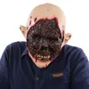 Halloween skräck latex biokemiskt monster blodig zombie smält ansikte vuxen skrämmande mask