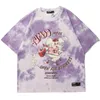 Men039s T koszule Tshirt męs Elephant Print unisex hiphop harajuku krótkie rękawie Summer Oneck Cotton Vintage Tie