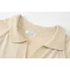 Vintage Korea Korta stickade tröjor Kvinnor Tunna Pullovers Mode Sme Sommar Casual Kvinna Beskära Topp Ropa Mujer 211018