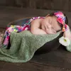 15689 Florals Baby Muzylin Swaddle Wrap Kocowe Okładki Koetki Przedszkole Pościel Ręcznik Nakaza Owinięta tkanina z opaską DIY