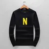 Men Sweater Classic Fashion Letter Pattern Autumn Winter Long Sleeve 5 Style Mens Sweaters Casual Crew Neck Contrast Color Tops