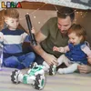 LBLA D878 2.4G Remote Control RC Car Roll Rotary Double-Side Stunt Gesture Induction Twisting Drift Off-Road Dancing Driving 220315