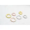 50 pcs Jóias Corporais - Cz Shine Labret Ear Helix Bar Beber Piercing Nariz Septo Anel 18GX6 / 8mm Bend Estilo