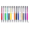 Metal Ballpoint Pen Capacitor Crystal Mobile Phone Flat Touch Screen Stationery Student Exam Prize Signing Advertising Gift RRB14592