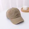 Utomhus Visor Solid Color Caps Washed Old Baseball Cap Hip Hop Couple Hat