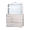 Waterproof Cosmetic Box Transparent Makeup Jewelry Case Multifunctional Travel Organizer Drawer Home Storage Boxs 210922