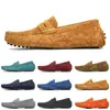 outdoor gray mens No.#1511399 color red Discount green brown men Leather 40-44 fashion casual china factory suede 551503 shoes