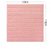 10 stks Hoge Kwaliteit 3D Muursticker Imitatie Brick Slaapkamer Decoratie Waterdicht Zelfklevend Wallpaper Voor Woonkamer Keuken 210929