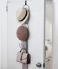 NewFactory Hooks Rails Hat стойки колпачки стойки держатель органайзер крышки держатели дверь / стена / одежда с удочкой вешалка для хранения бейсбола, кепки, полотенце Rra9963