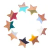 18 pz/scatola Stella di Legno Resina Charms Risultati Dei Monili Dell'orecchino Della Collana Del Braccialetto Pendenti Accessori Fatti A Mano FAI DA TE