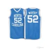 Nikivip North Carolina Tar Heels College＃35 Bob McAdoo Basketball Jerseys＃52 James Worthy＃21 Mitch Kupchakレトロメンズステッチカスタム任意