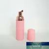 50PS 60 мл розовый пластиковый пеноплаальный насос пополнение пустые косметические бутылочные бутылки моющее средство для очистки мыла дозатор шампунь бутылка с золотой