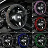 Steering Wheel Covers Universal 38cm Car Cover Colorful Diamond Soft Protector Set Bling Accessories For Woman