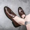 Tassel Fashion 7279 Loafers Autumn Comfy Slip-On Men's Moccasins Male Footwear Brand Leather Men Casual Shoes