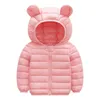 Casacos de bebê de inverno para bebês grossos veludo recém-nascido casacos meninas meninos com capuz jaquetas crianças outerwear 0-4 y bebê crianças snowsuit h0909