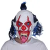 Drôle Clown visage danse Cosplay masque latex fête maskcostumes accessoires Halloween terreur masque hommes effrayant masquesZC524