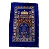 new Thicken Cashmere Muslim Prayer Carpets High-end Chenille Worship Carpet 110*70cm Islamic Musallah Rugs Arab Anti-slip Mat sea ship EWE63