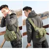 Torby na zewnątrz Ładowanie USB Tactical Crossbody Plecak Wędkarstwo Wojskowe Wojskowe Torba Na Ramię Męska Nylon Waicer Waist Chest Xa762