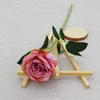 Jedwab Róża Kwiat Sztuczne Róże Z Długim Przyszłościami DIY Bukiety Ślubne Centerspectes Bridal Prysznic Party Wystrój Domu GGA4340