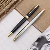 Długopisy Długopisy 1.0mm Wysokiej jakości Pióro Kreatywny Biznes Czarny Ink Podpis Pisanie Ball Prezent Biuro Dostawy 03765