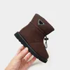 Mais novo crianças designer botas whinter crianças sapatos da criança moda de alta qualidade ao ar livre quente neve bota meninos meninas antiderrapante casual tênis