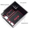 Organisateur de voiture 1x pour CX-5 CX5 CX 5 2022 Boîte de rangement pour accoudoir central amp; 4x panneau de commutateur de fenêtre ajuster la garniture de couverture