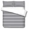 Bedding Sets Stripe Set Bed Nordic Cover Solid Color Duvet Covers Bedroom Comforter Three-Piece Quilt Sheet