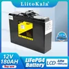 LiitoKala 12V 12,8V batteripaket 90Ah 100Ah 120Ah 150Ah 180Ah 200Ah 280Ah 300Ah LiFePO4 Batteri För RV Campers Golfvagn Off-Road Off-grid