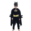 Kids Boys Muscle Costumes with Mask Cloak Movie Character Superhero Cosplay Halloween Party Role Play Q0910