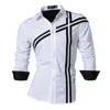 Jeansian 봄 가을 특징 셔츠 남성 캐주얼 청바지 셔츠 도착 긴 소매 캐주얼 슬림 맞는 남성 셔츠 컬렉션 210629