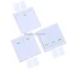 5PC 1Pc 86 Wall Panel Wireless Remote Control Switch Transmitter 1 2 3 Button RF Receiver For Bedroom Ceiling Light Lamp W220314