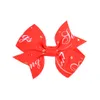 Baby Bow Hair Clips Barrettes Christmas Grosgrain Ribbon Bows WITH Clip Snow Kids Girl Pinwheel Hairpins Xmas Hairpin Accessories 1590068