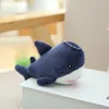 10 adet 15 cm Küçük Köpekbalığı Bebek Çantası Dekorasyon Peluş Mini Kolye Anahtarlık Bebek Yüzük Yumuşak Oyuncak