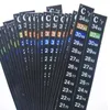 أدوات درجة الحرارة Brewcraft Strip Thermometer Carboy Fermenter Homebrew Beer Tank Thank Sticker لاصق لاصق المقياس المائي 650pcs