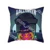 Halloween Pillow Case Cartoon Printing Peach Skin Pillowcase Pumpkin Castle Hem Sofa Party Decoration