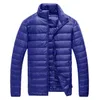 Witte eend down winter jas mannen ultralight donsjack casual bovenkleding sneeuw koude jas zak korte jas jas winter mannen g1108