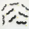 Superlong 속눈썹 25mm Lashes 푹신한 지저분한 3D 거짓 속눈썹 극적인 긴 자연 falselash 도매 메이크업 밍크 래쉬