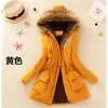 Moda Parka Cappotto Donna Plus Size Manica lunga Spessa Calore Abbigliamento 2022 Autunno Inverno Nuovo 17 colori Giacca di cotone con cappuccio