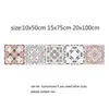 Arabic Style Mosaic Tile Stickers For Living Room Kitchen 3D Waterproof Mural Decal Bathroom Decor DIY Adhesive Wallpaper