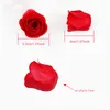 81 pièces/ensemble mélange de couleurs bricolage cadeaux créatifs savon Rose tête de fleur sans support décor de fête à la maison pour le mariage cadeau de la saint-valentin 220311