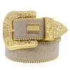 Ceintures de mode pour femmes Designer Hommes Ceinture en strass Bb Simon avec strass bling comme cadeau