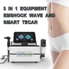 Hoge Intensiteit 3 ​​in 1 Tecar CET RET EMS Shock Wave Therapy Apparatuur voor Lichaam Pijn Verlicht Ed Treat Machine