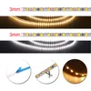 3mm PCB 5M 2025 SMD 168 lysdioder/M 840 lysdioder Flexibel LED-strip 12V icke-vattentät superljust