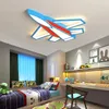 Plafonnier Led créatif en forme d'avion, luminaire moderne, luminaire décoratif de plafond, idéal pour une chambre d'enfant, une salle d'étude ou une salle d'étude, AC 110/220V